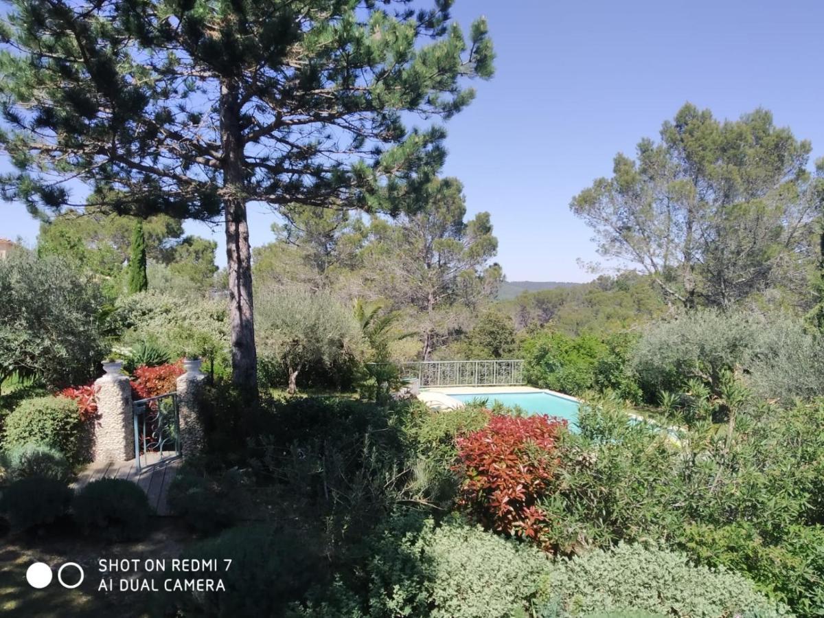 Proche Uzes Petit Gite Avec Grande Cuisine D'Ete Et Piscine Saint-Siffret Ngoại thất bức ảnh