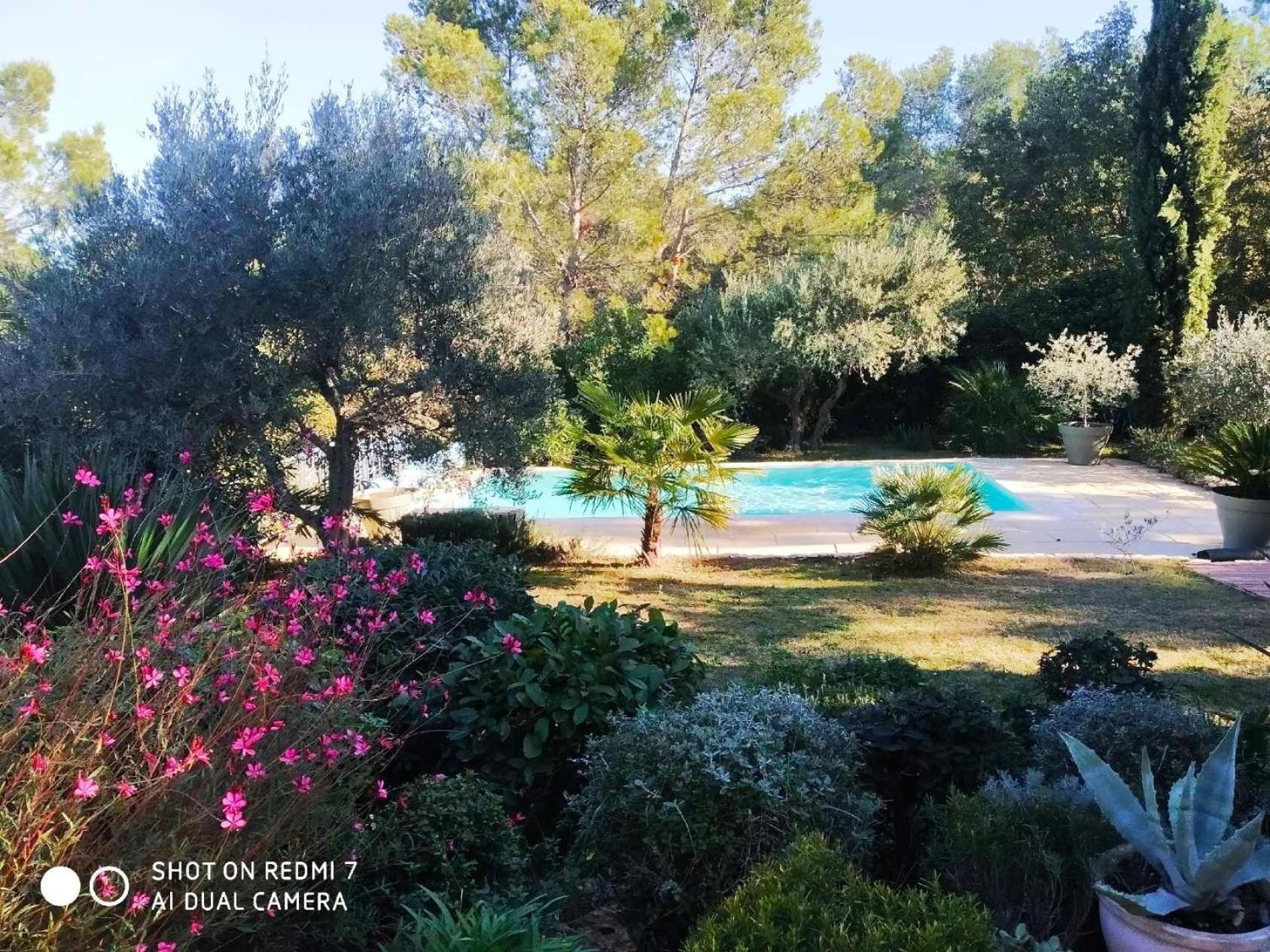 Proche Uzes Petit Gite Avec Grande Cuisine D'Ete Et Piscine Saint-Siffret Ngoại thất bức ảnh