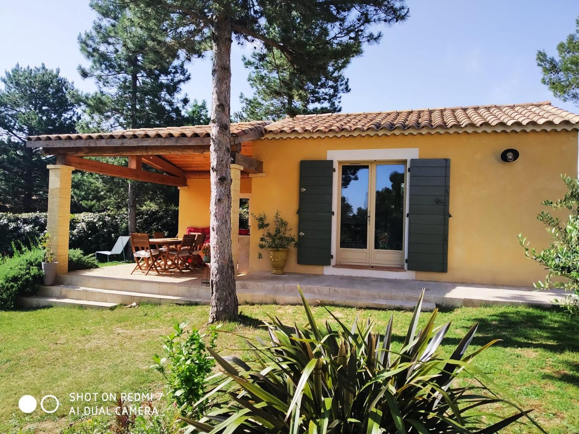 Proche Uzes Petit Gite Avec Grande Cuisine D'Ete Et Piscine Saint-Siffret Ngoại thất bức ảnh